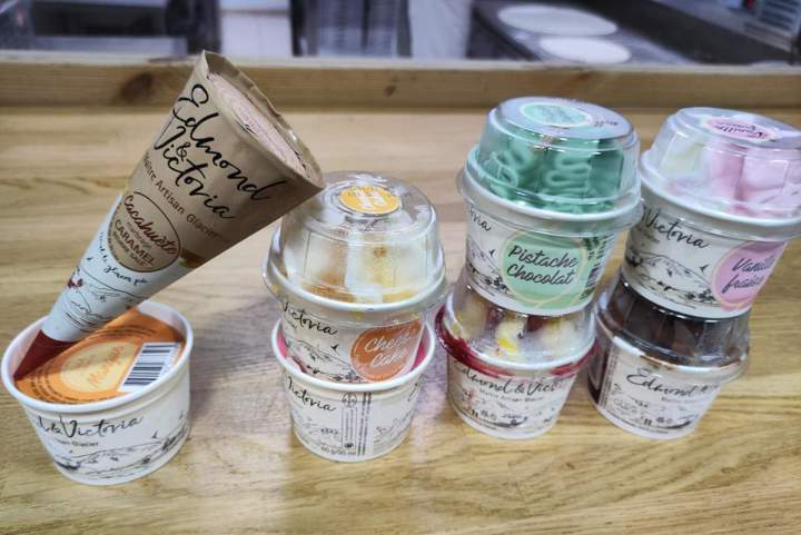 Glaces artisanales Edmond & Victoria Saint-Pierre